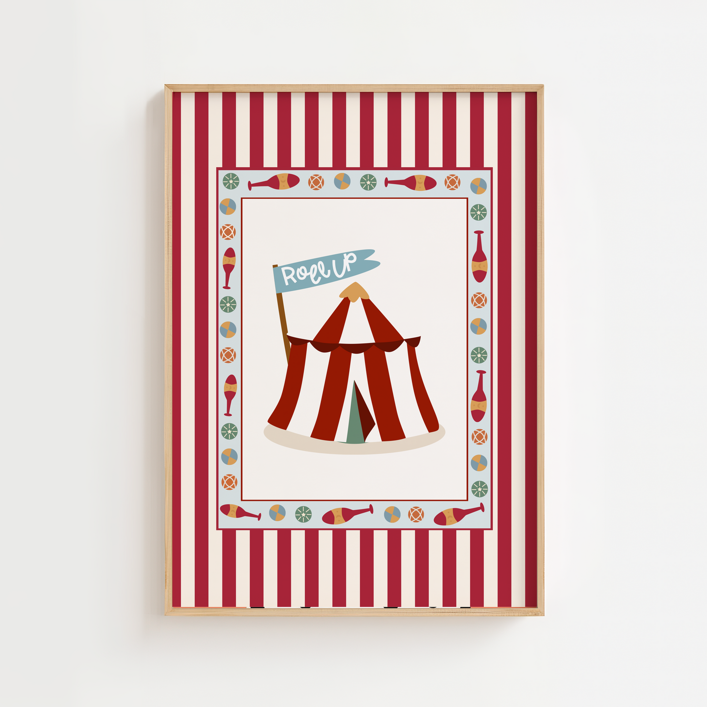 Circus Tent Print