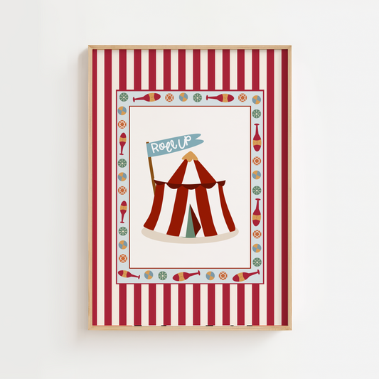 Circus Tent Print