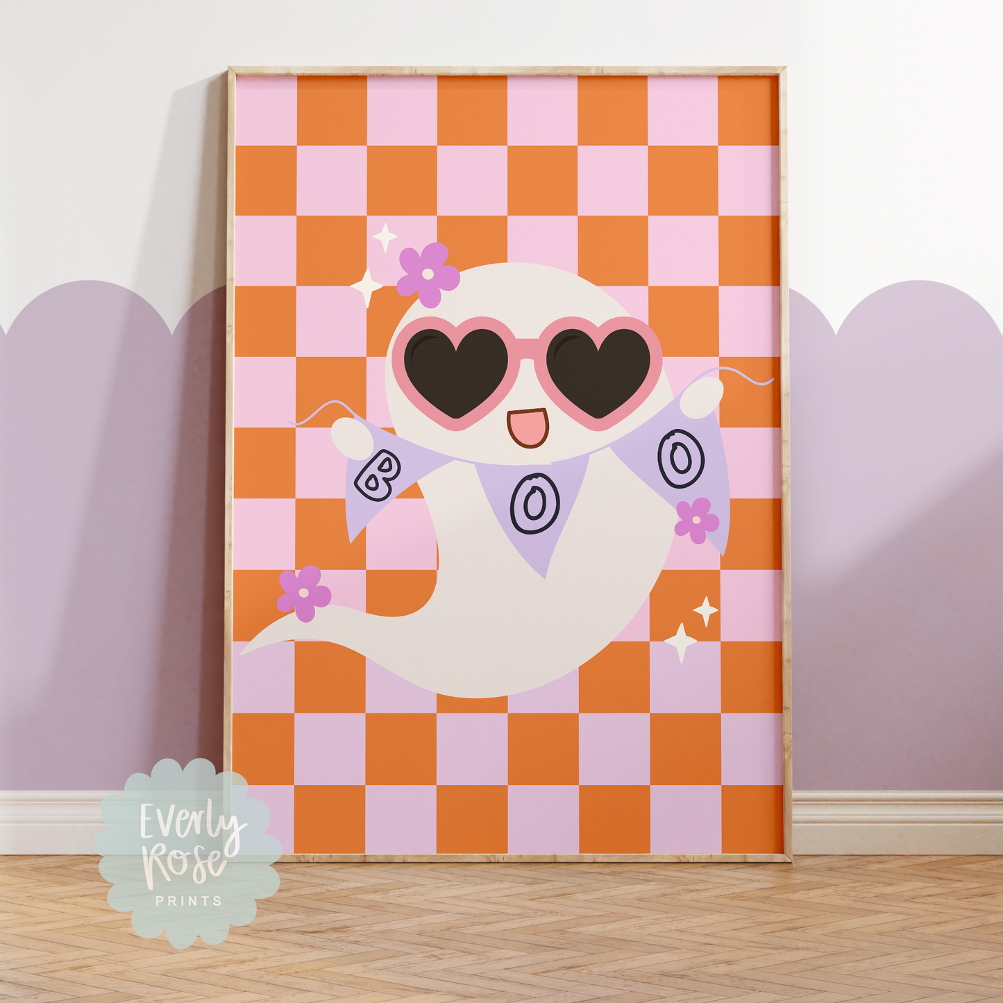 Cute Ghost Halloween Print