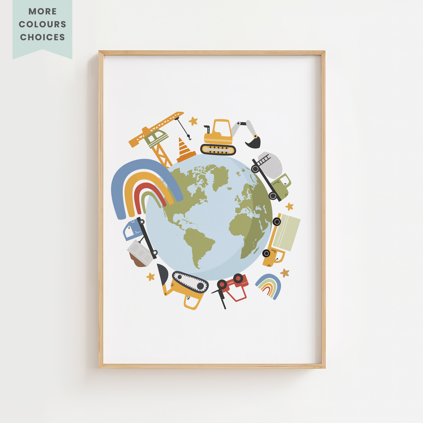 Planet Under Construction Print
