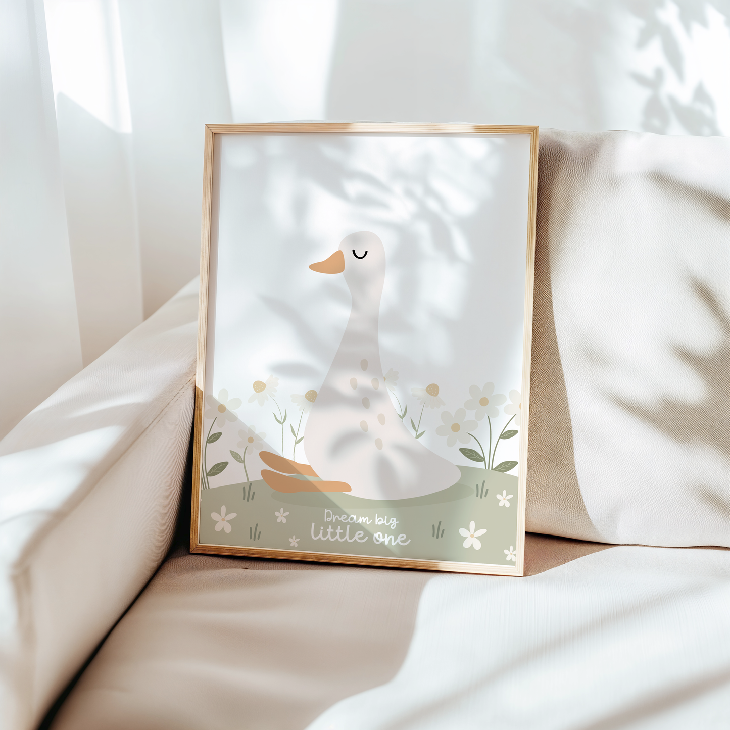 Vintage Goose Print