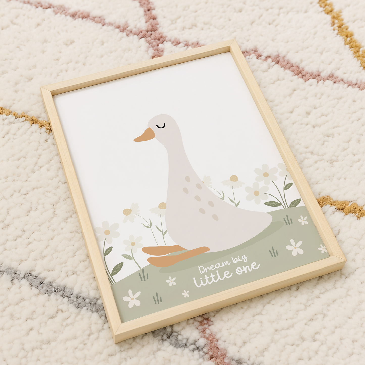 Vintage Goose Print