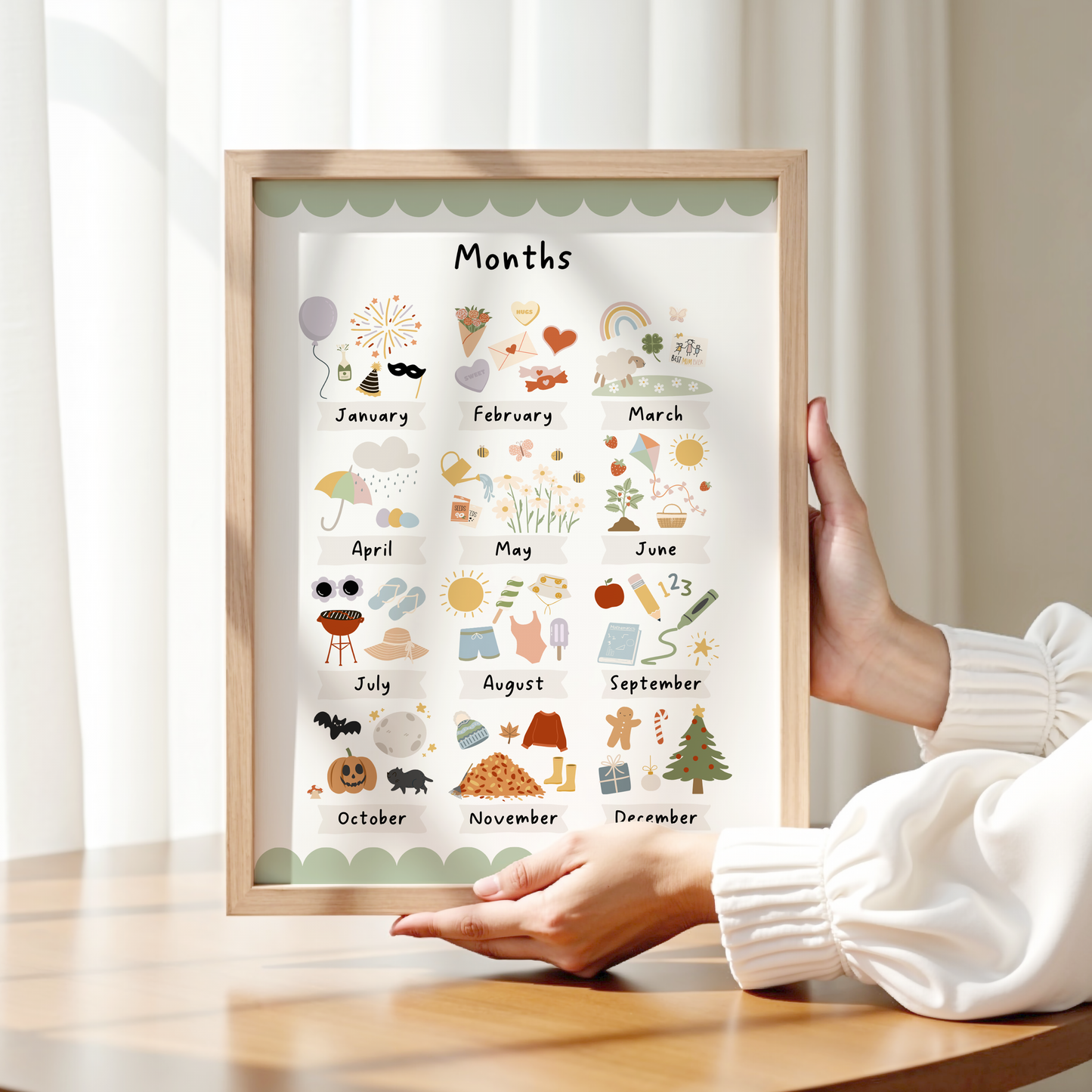 Months of the Year Print