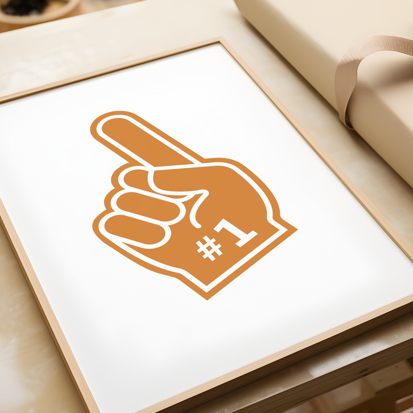 Foam Finger Sports Print