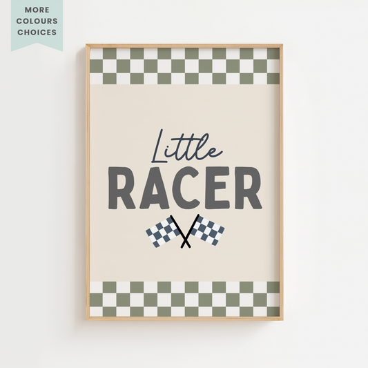 Litter Racer Print