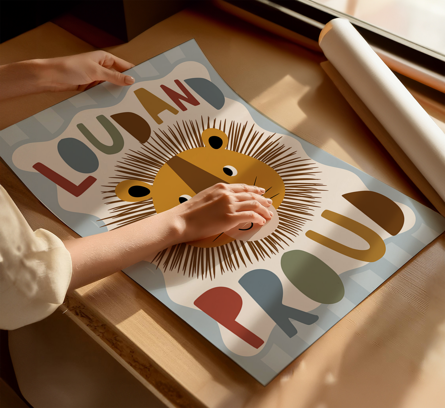 "Loud & Proud" Lion Print