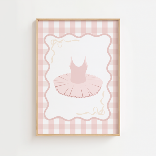 Ballet Tutu Print