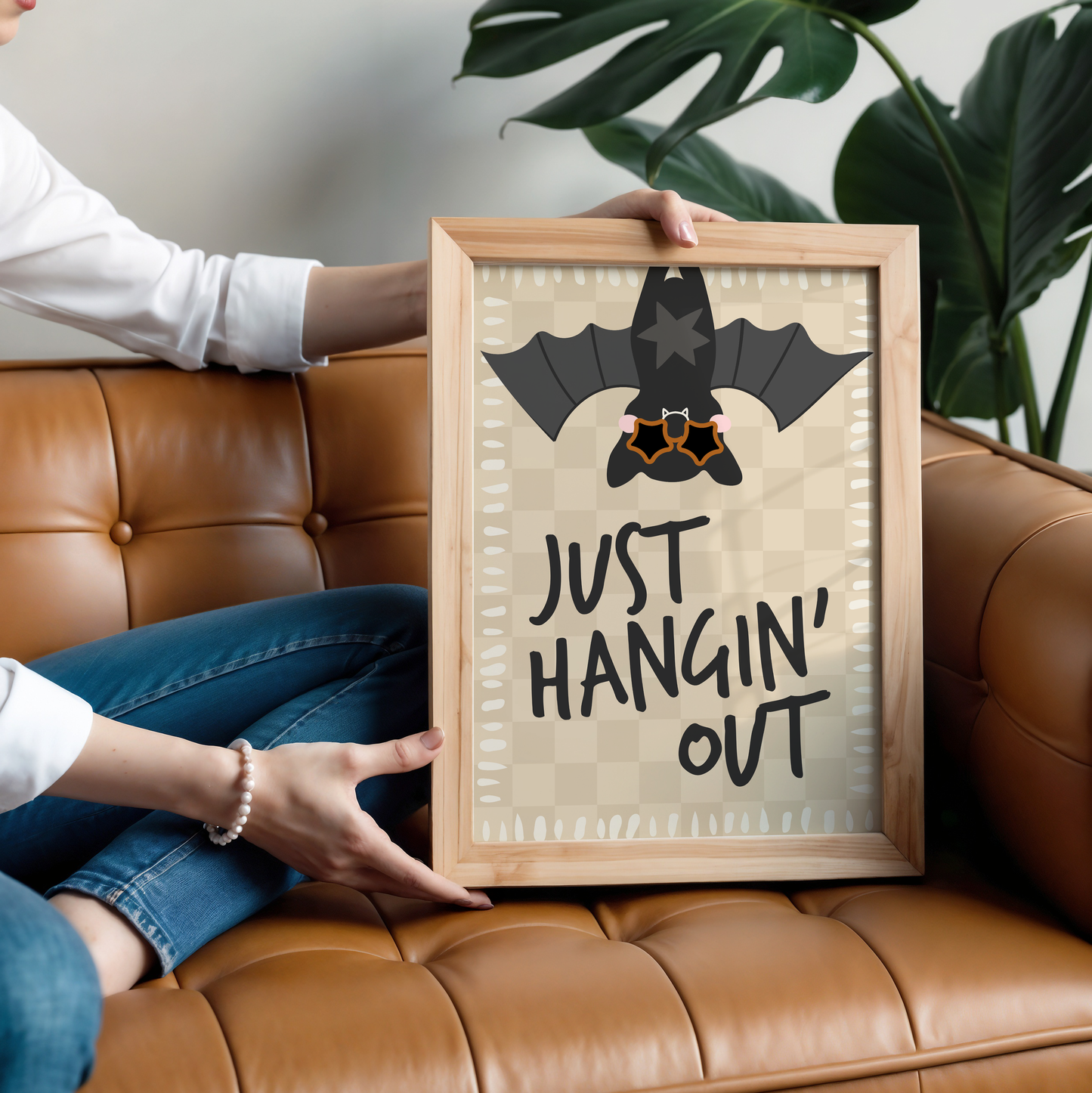 "Just Hangin' Out" Halloween Print