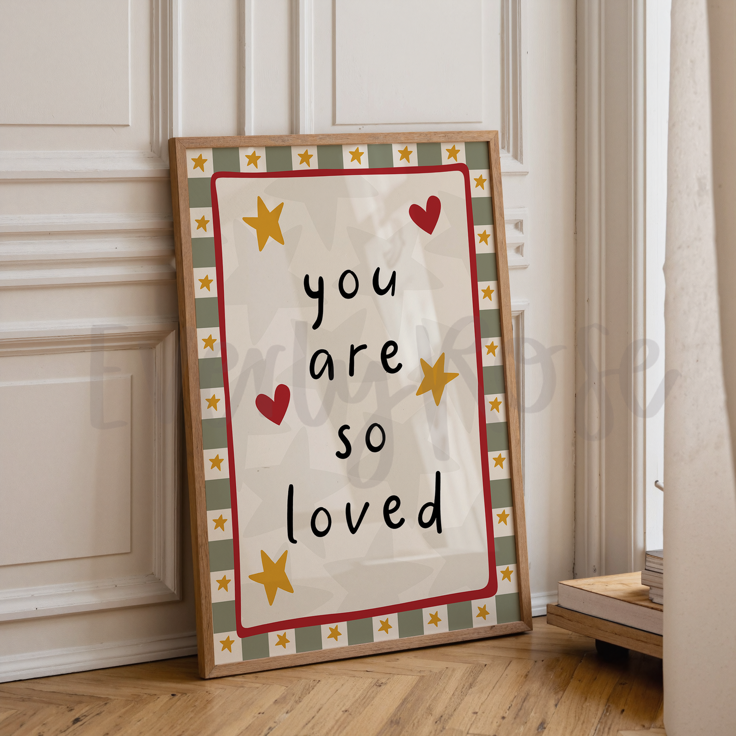 You Are So Loved Nursery Print