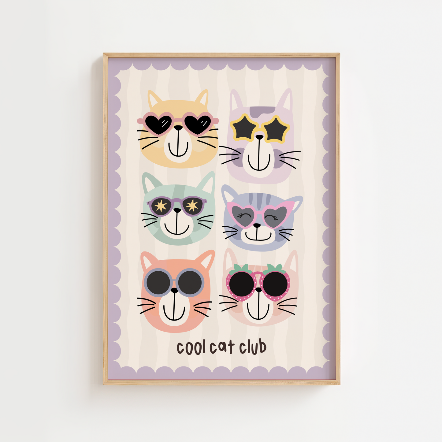 Cool Cat Club Print
