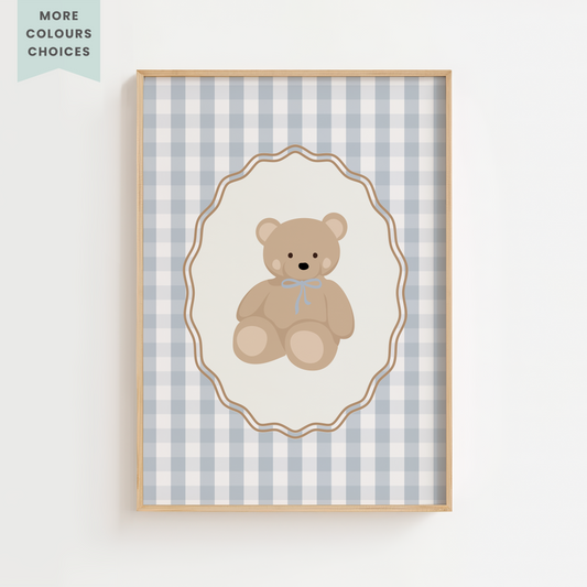 Vintage Teddy Print