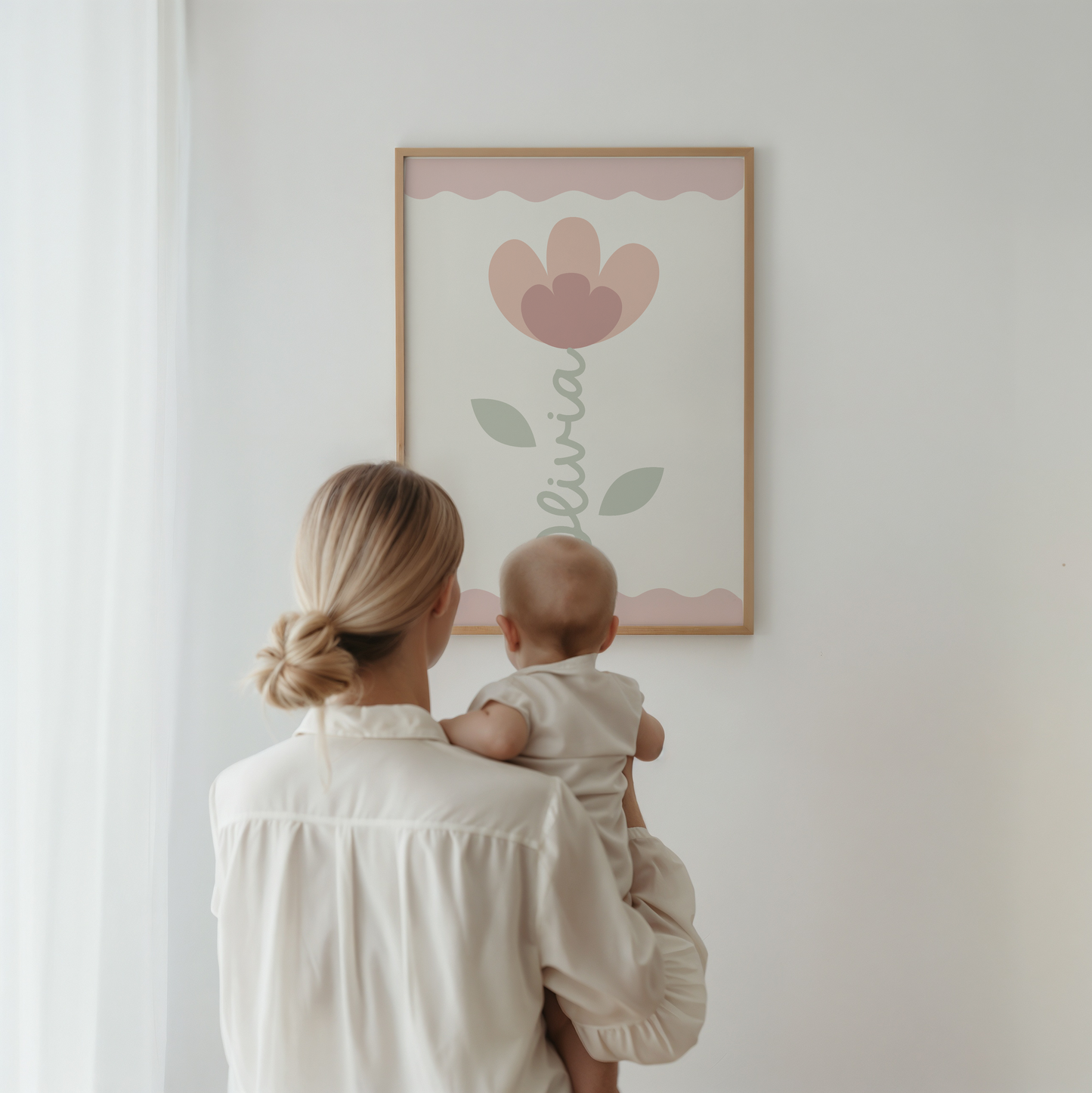 Personalised Flower Print