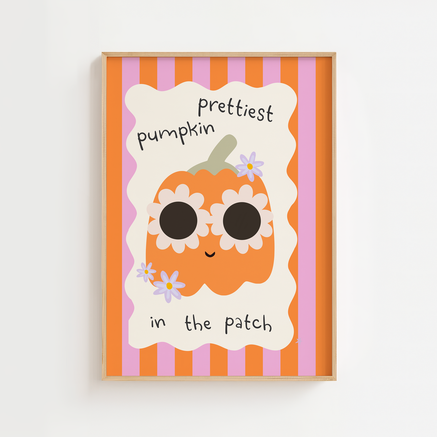 "Prettiest Pumpkin In The Patch" Halloween Print