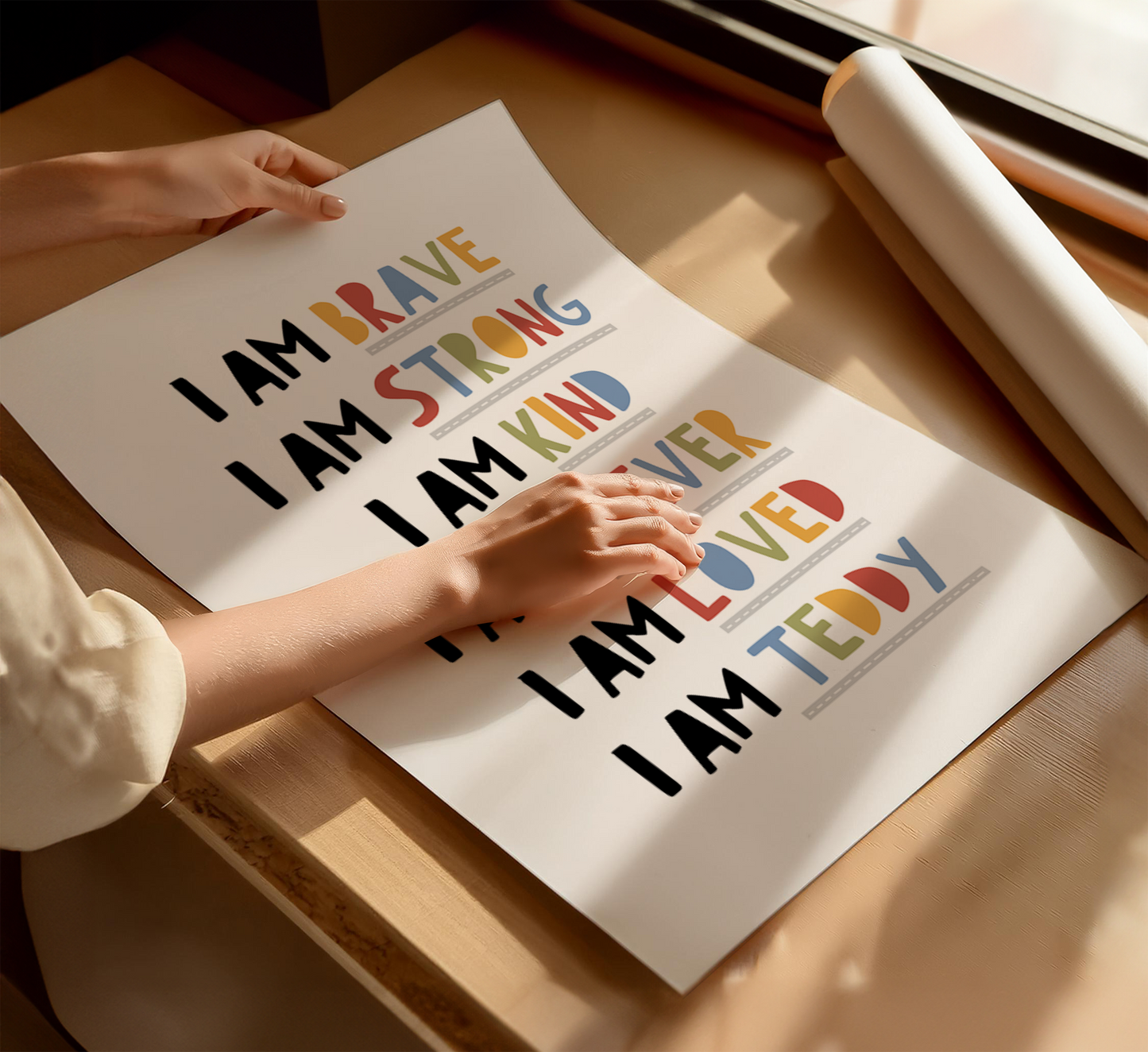 Personalised Transport Affirmation Print