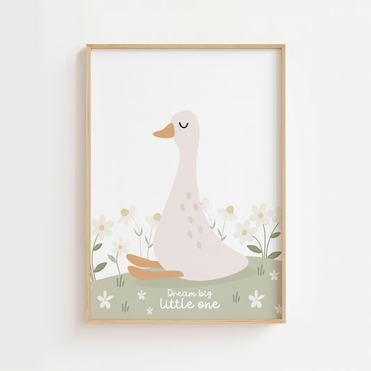 Vintage Goose Print