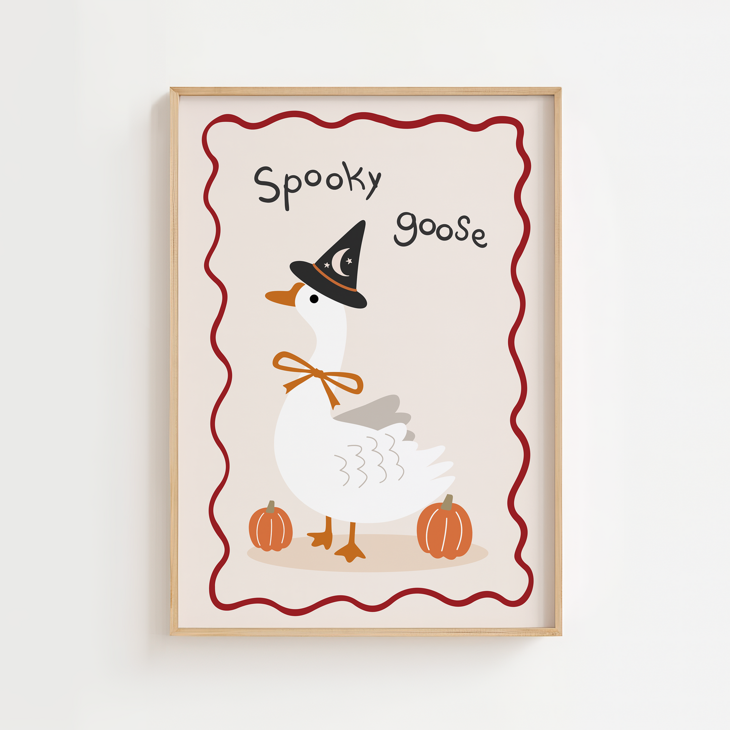 "Spooky Goose" Halloween Print