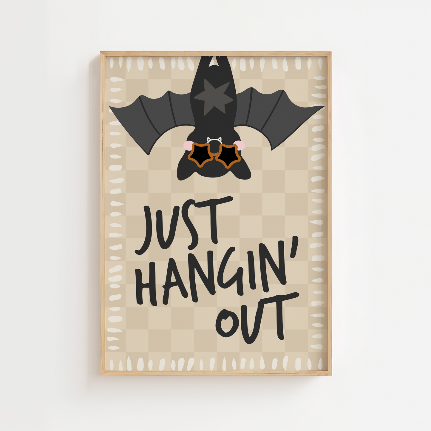 "Just Hangin' Out" Halloween Print