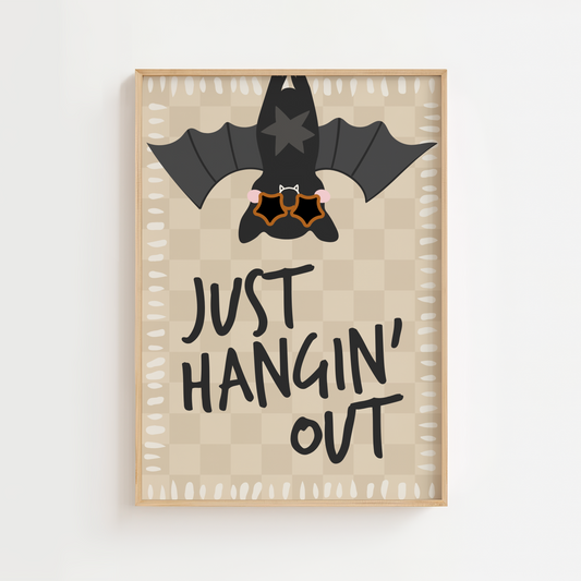 "Just Hangin' Out" Halloween Print