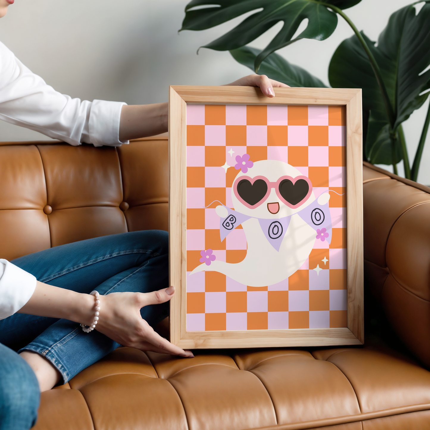 Cute Ghost Halloween Print