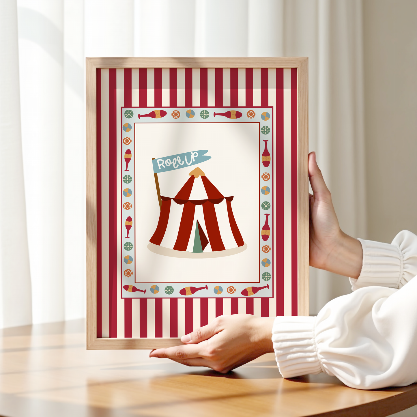 Circus Tent Print