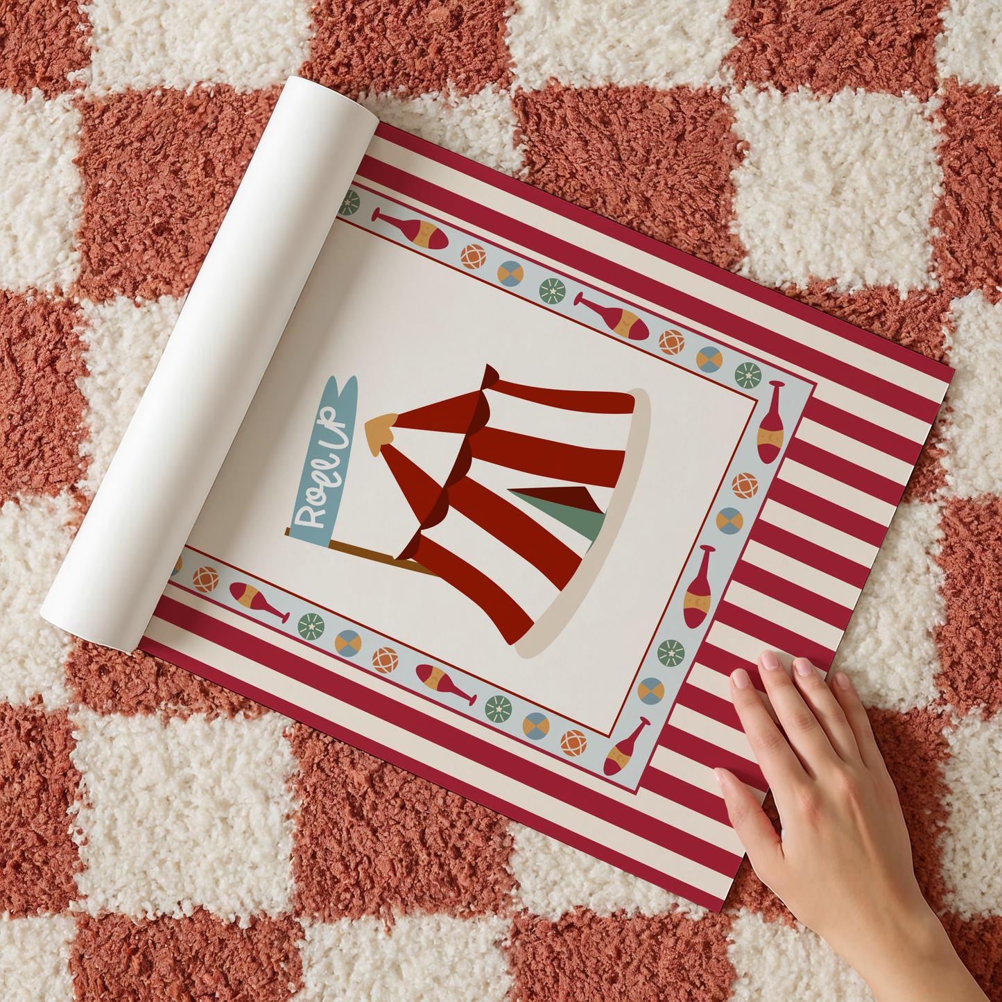 Circus Tent Print