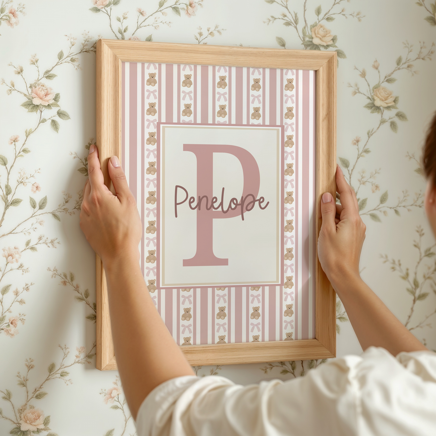 Personalised Vintage Teddy Print