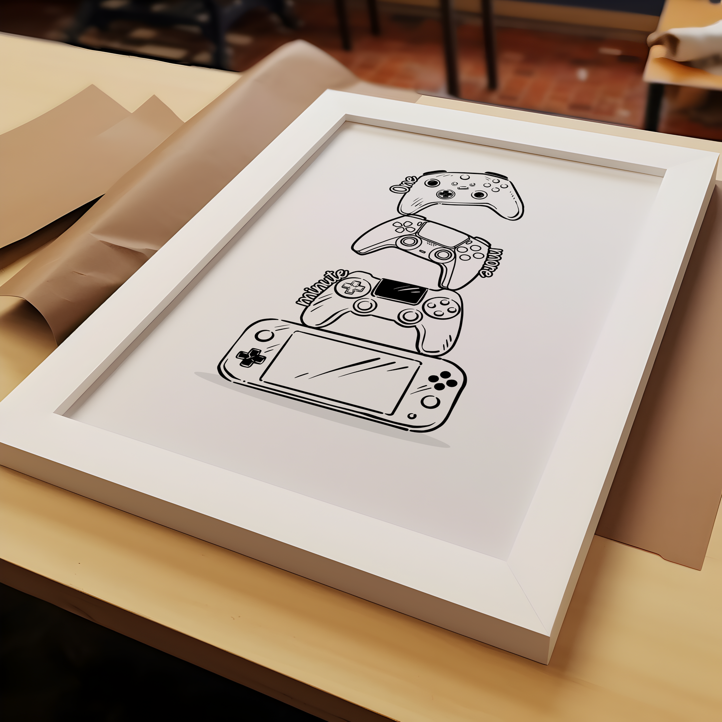 Game Controllers Print
