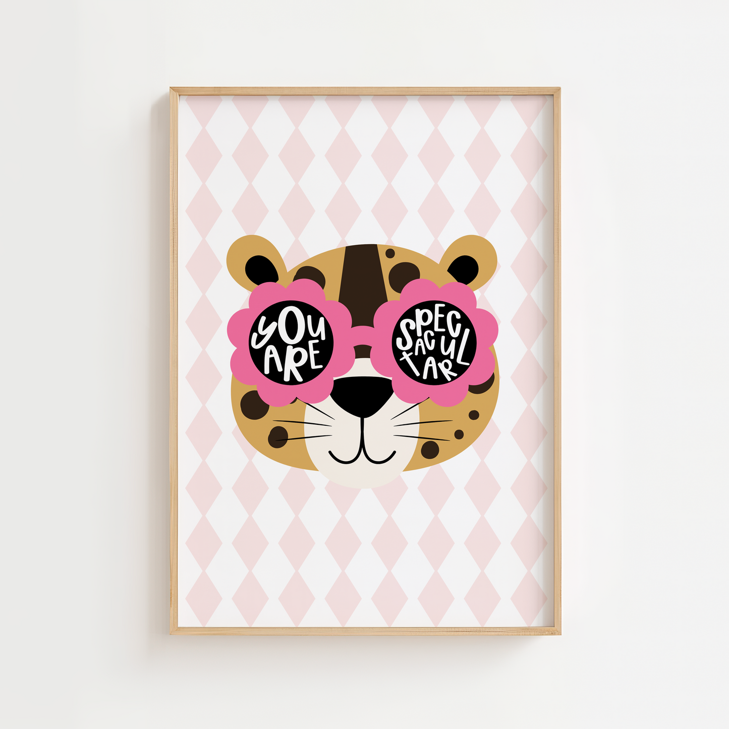Girls "You Are Spectacular" Cool Leopard Print