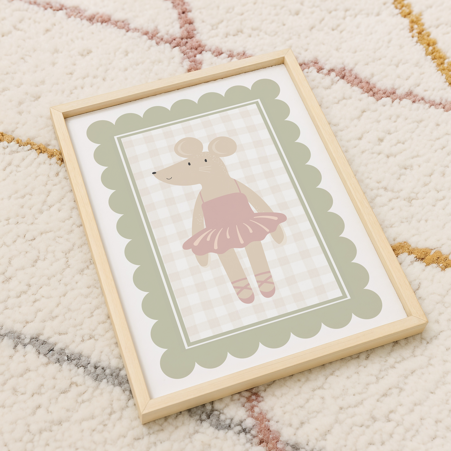 Vintage Mouse Print