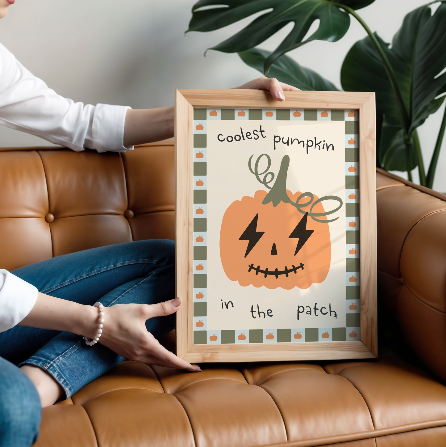 "Coolest Pumpkin In The Patch" Halloween Print