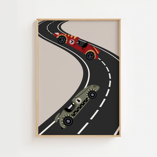 Race Track Print