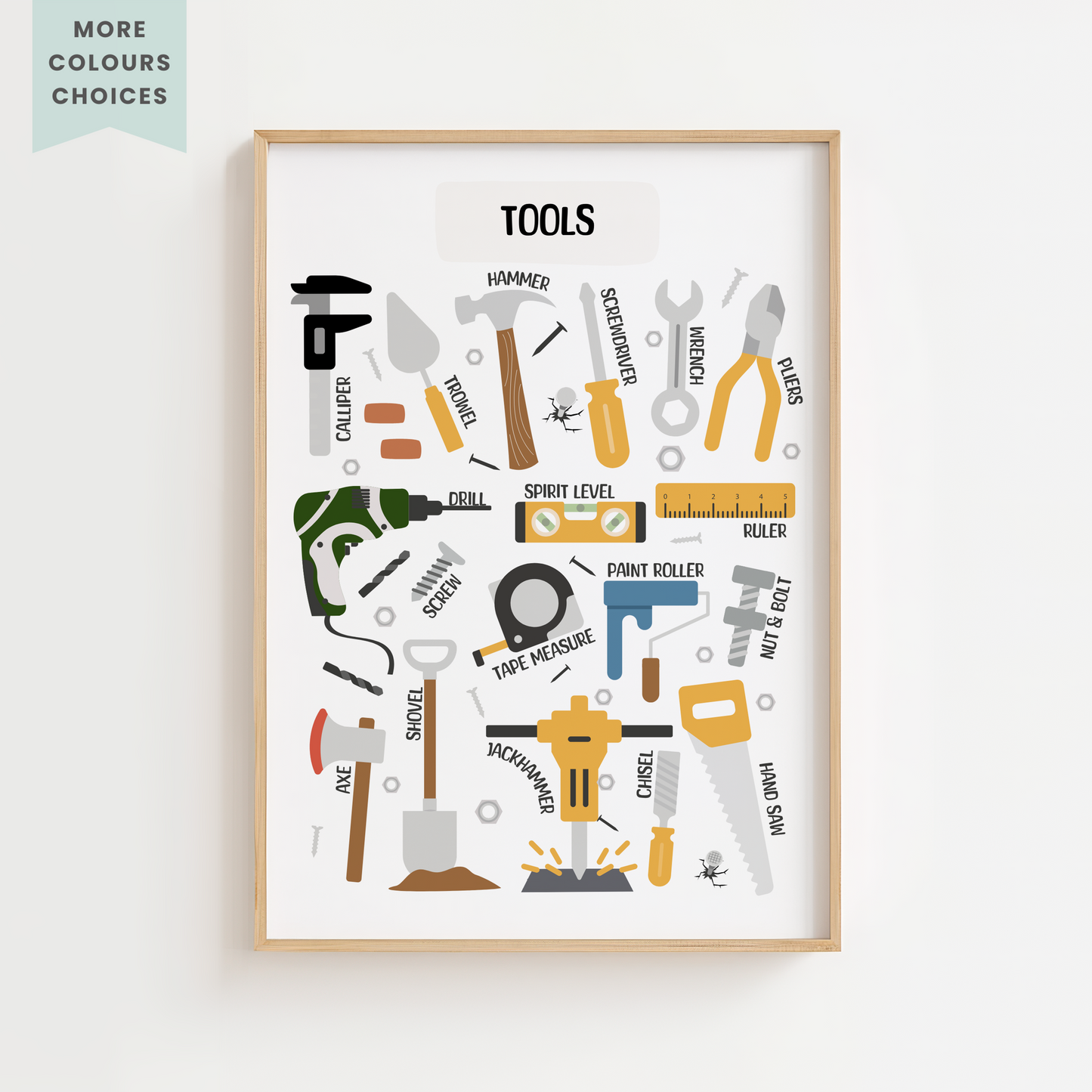 Construction Tools Print