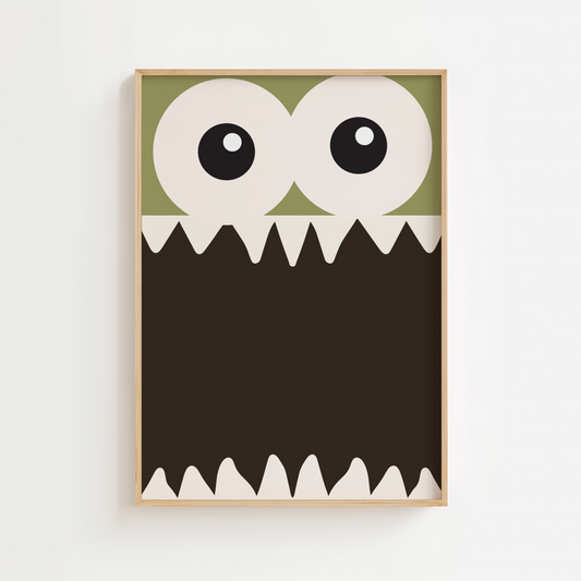 Monster Halloween Print