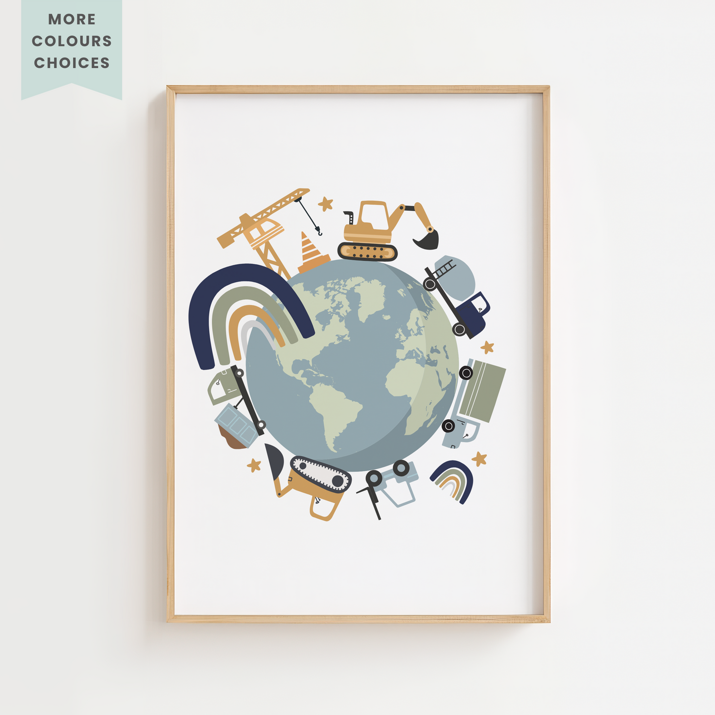 Planet Under Construction Print