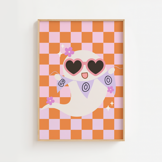 Cute Ghost Halloween Print