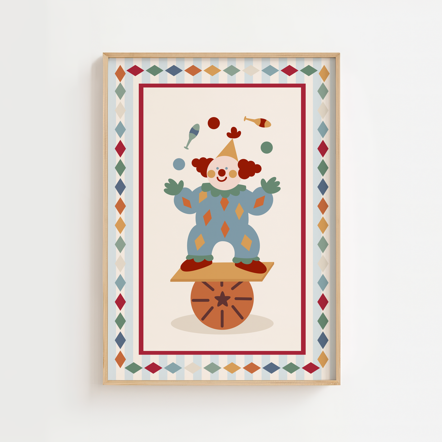 Circus Clown Print