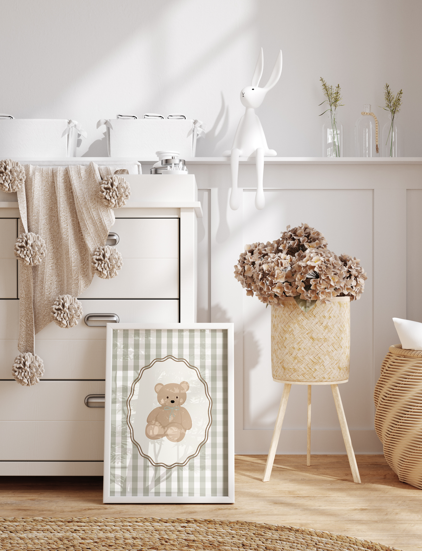 Vintage Teddy Print