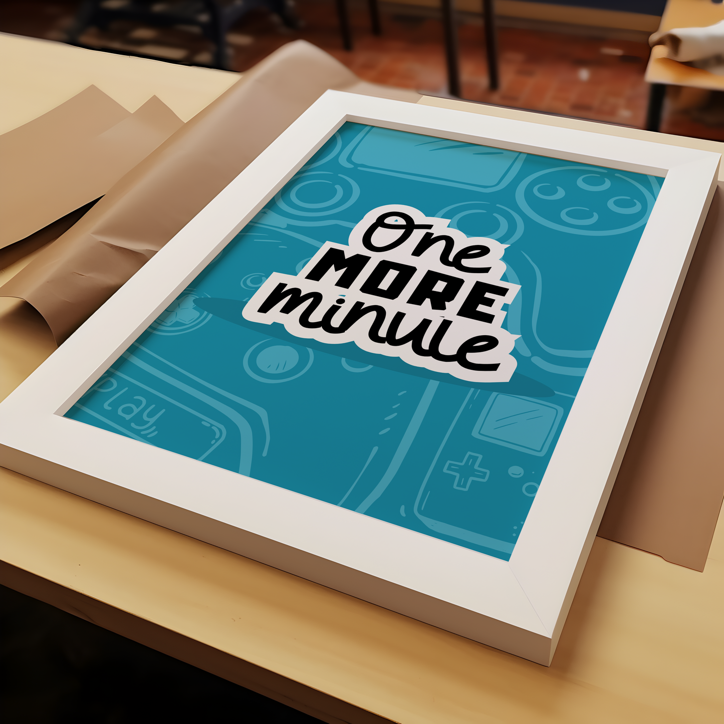 "One More Minute" Gaming Print
