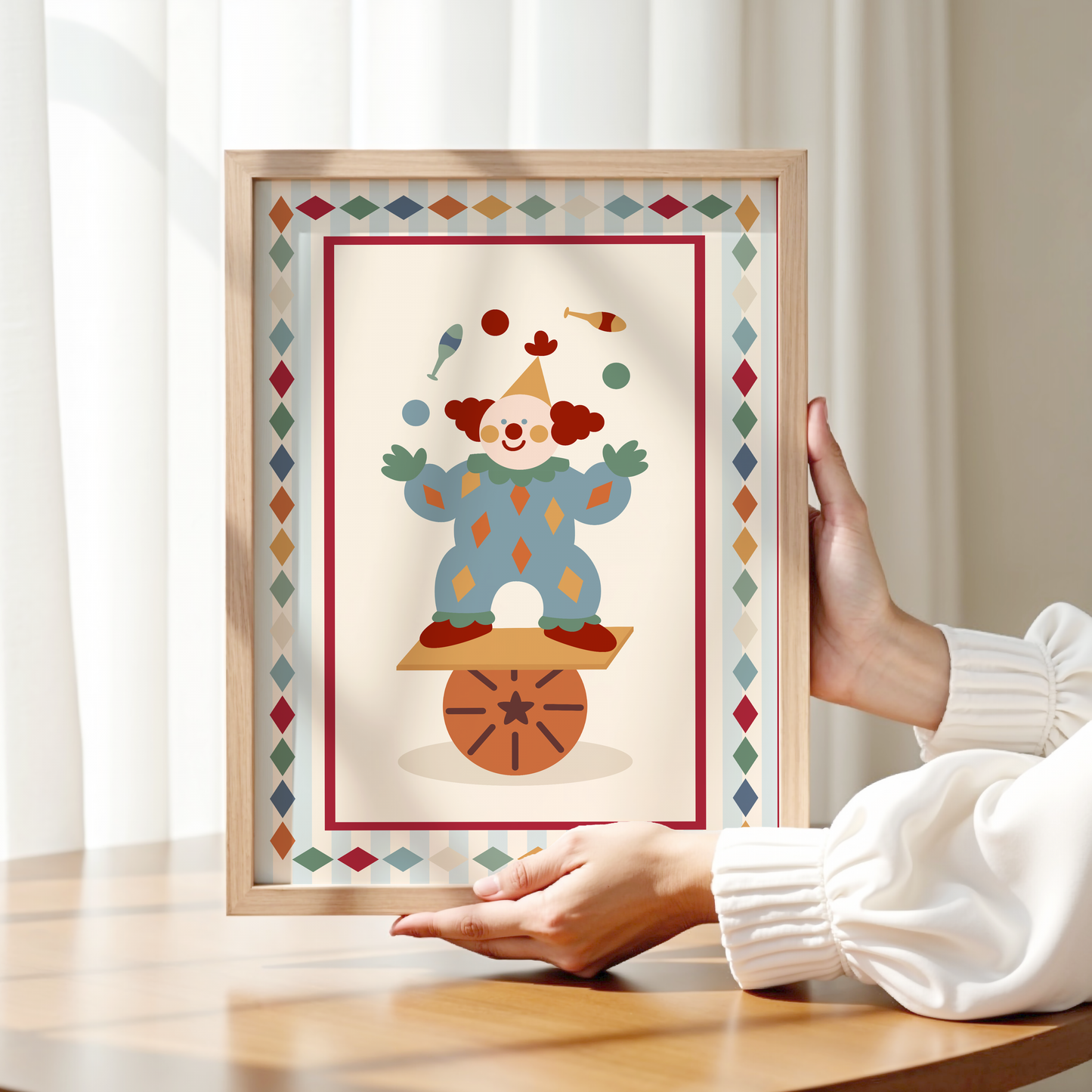 Circus Clown Print