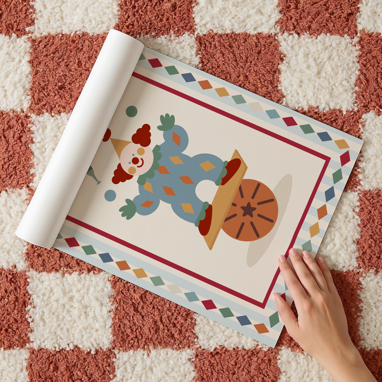 Circus Clown Print