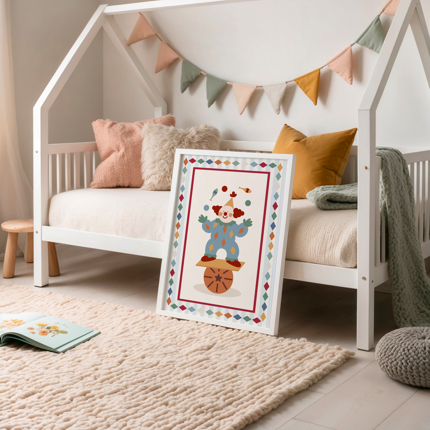 Circus Clown Print