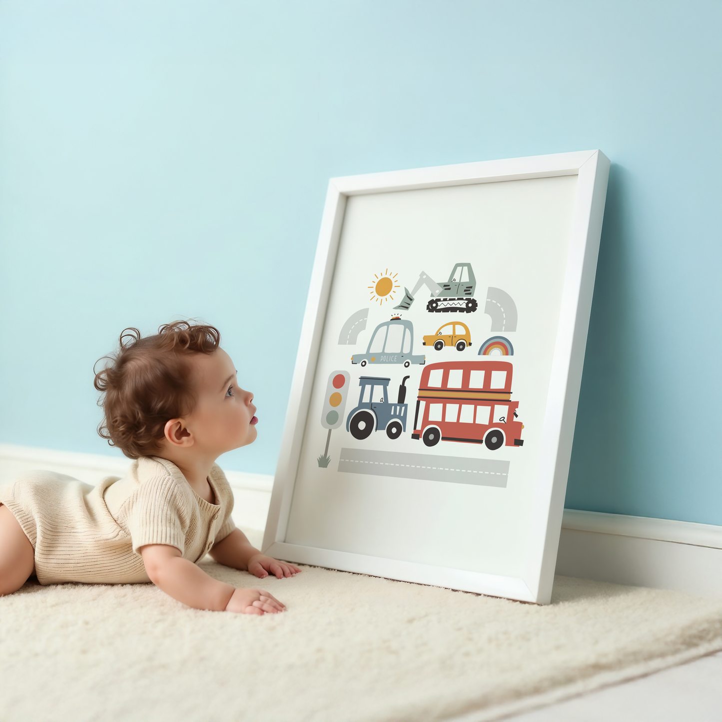 Scandi Transport Print