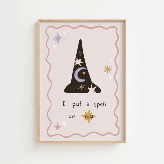 "I Put A Spell On You" Halloween Print