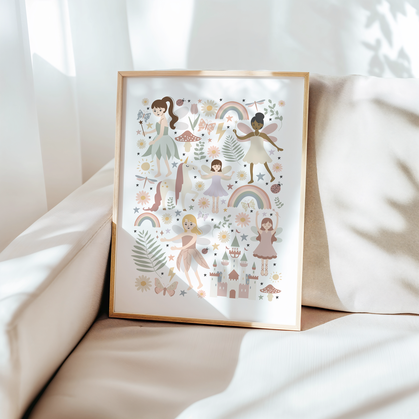Magical Fairy Rainbow Print