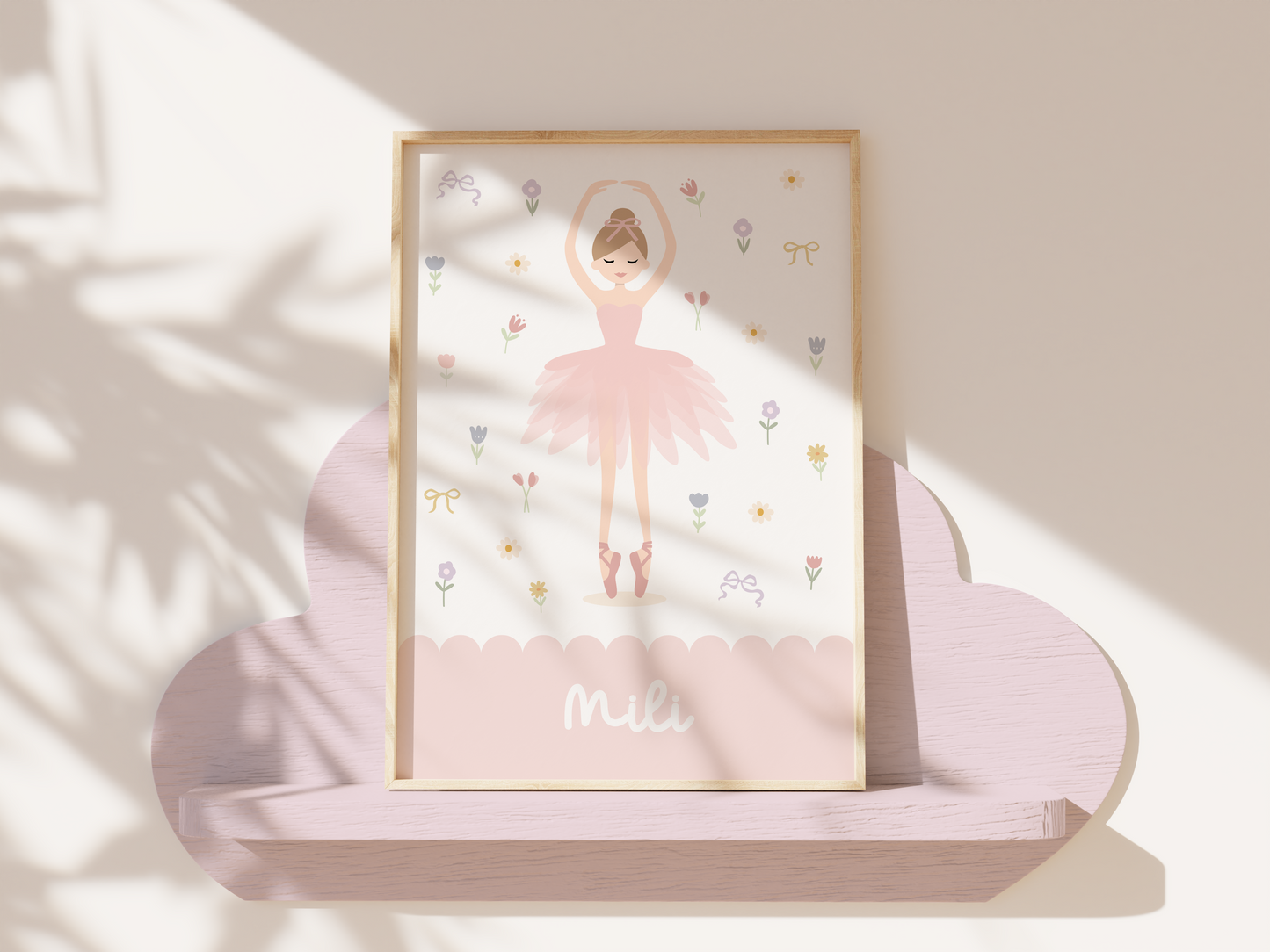 Personalised Character Ballet Print
