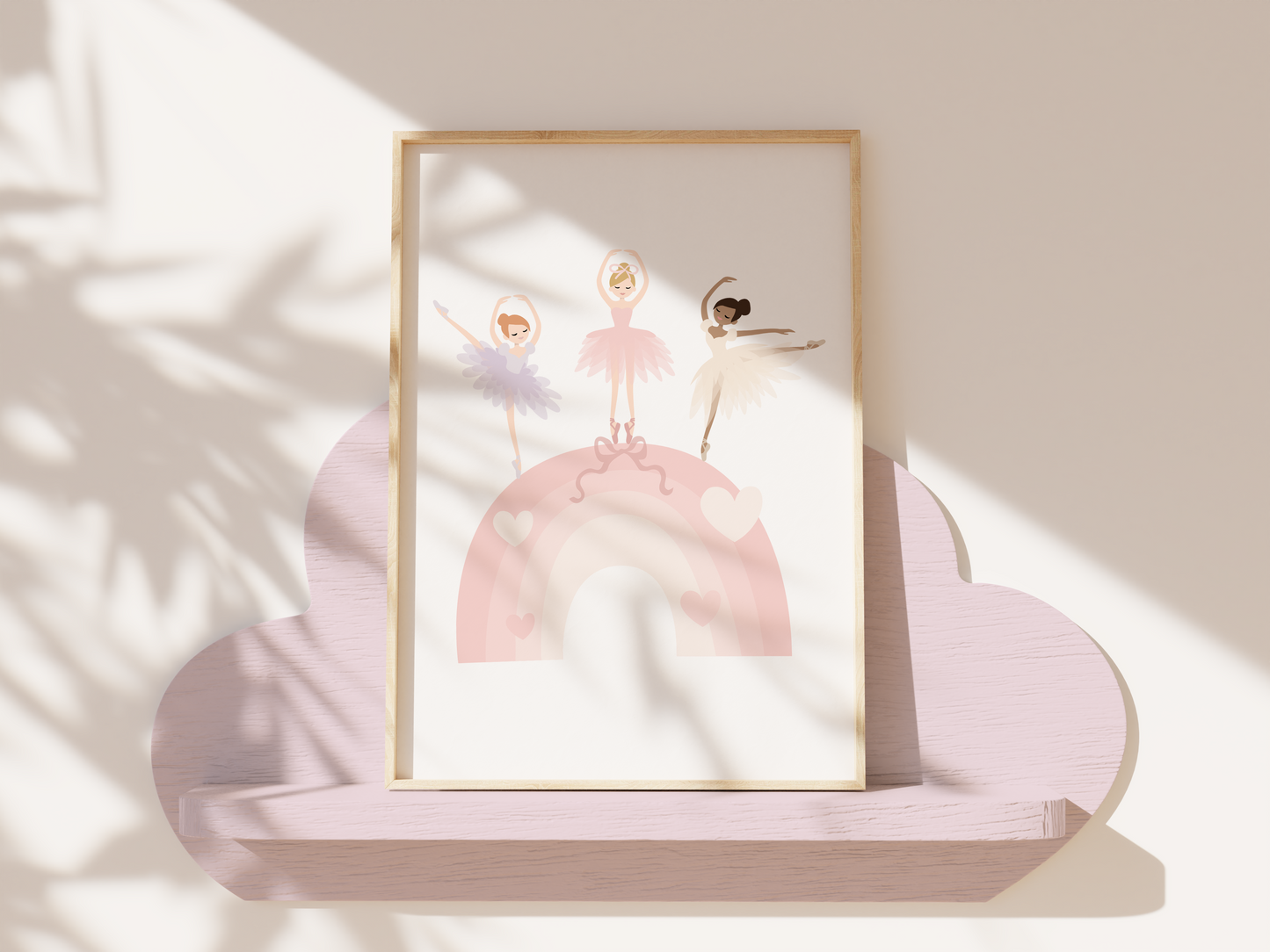 Ballerina Rainbow Print