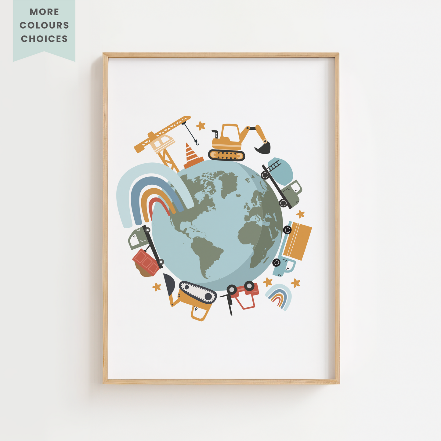 Planet Under Construction Print