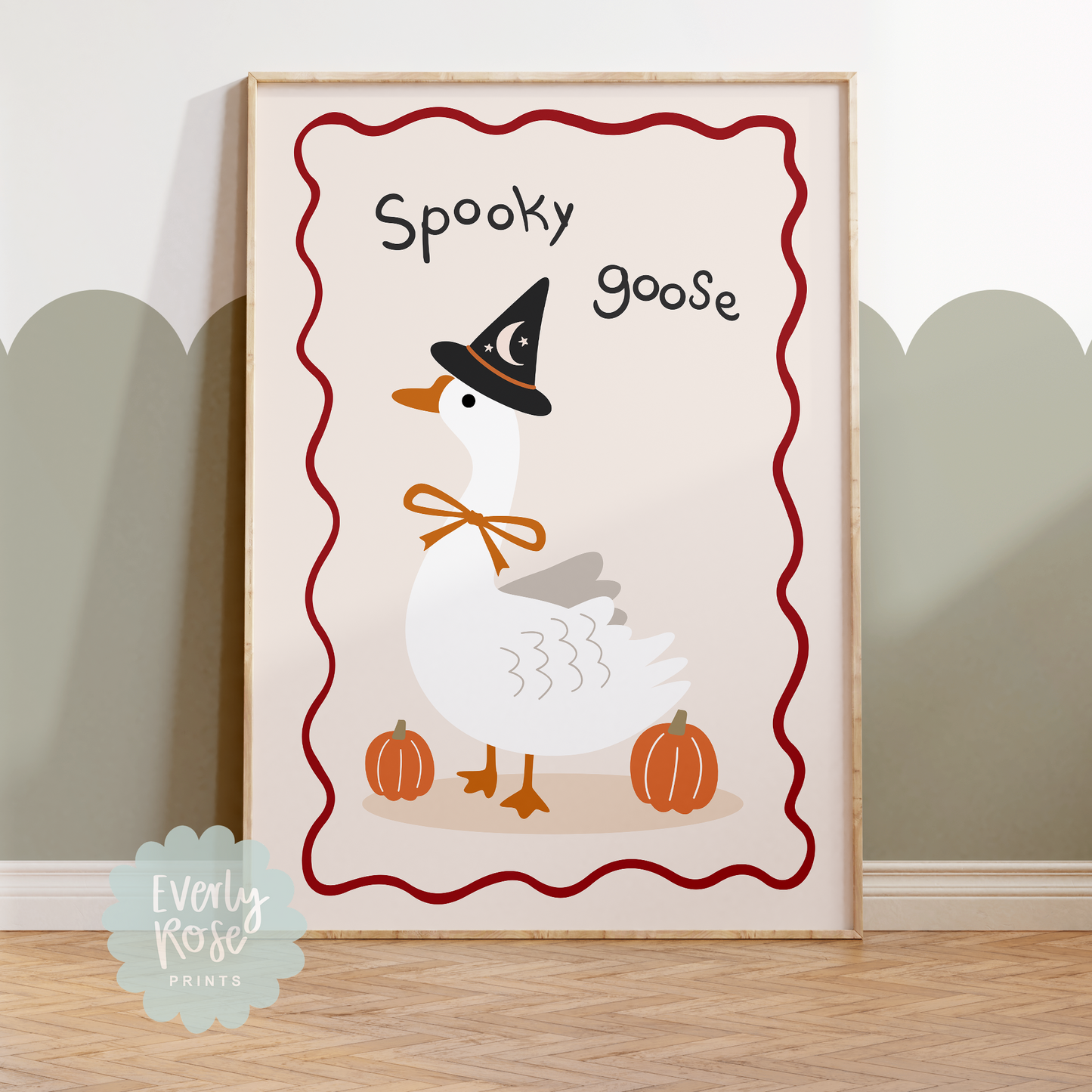 "Spooky Goose" Halloween Print