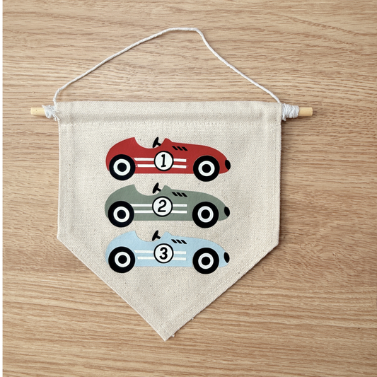 *CLEARANCE* Race Car Medium Banner
