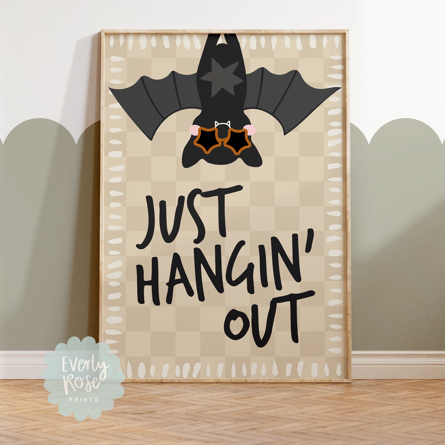 "Just Hangin' Out" Halloween Print